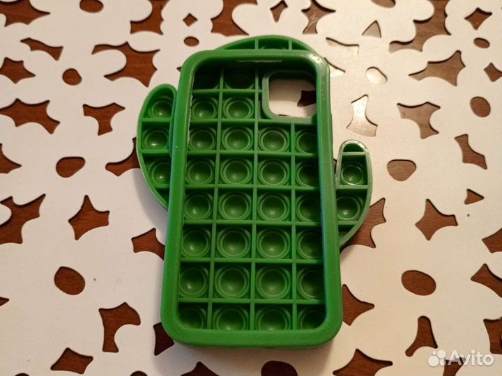 Резиновый бампер для телефона- pop it игрушка