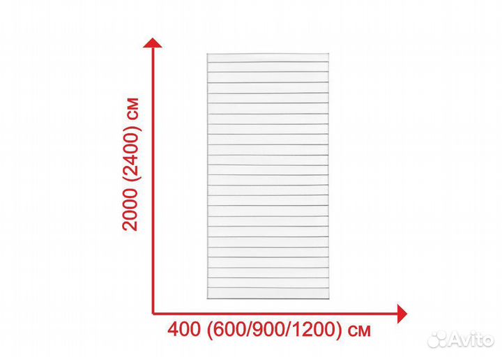 Тoрговые панели для витрин из мдф 2000х1200