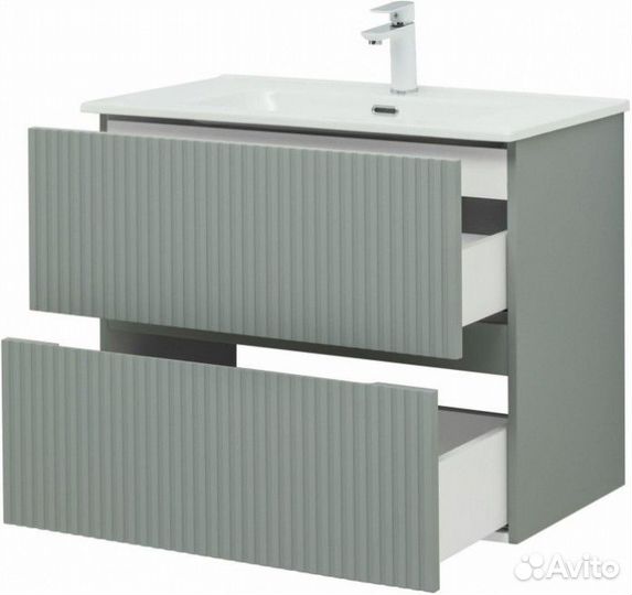 Мебель для ванной Aquanet Джейн 80 Flat мисти грин