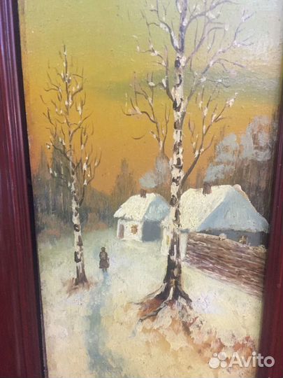 Картина «Зимняя Дорога» Россия XIX век