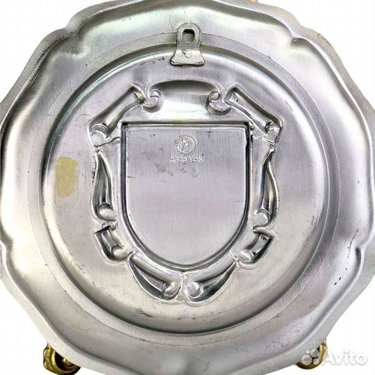Декоративная тарелка Герб, олово
