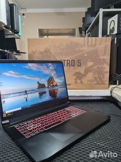 Acer Nitro R7 5800H 16gb RX 3080 8gb 17.3