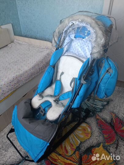 Санки коляска ника