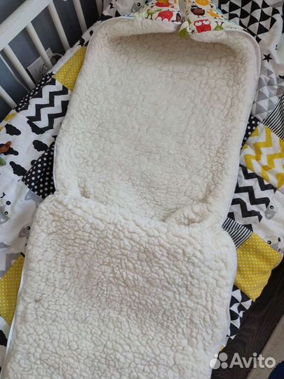 Зимний конверт в коляску