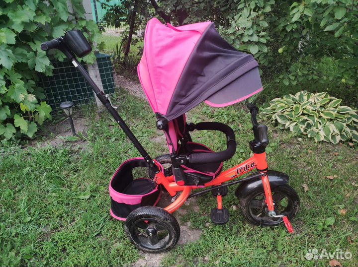 Trike TA5 Велосипед трехколесный с ручкой