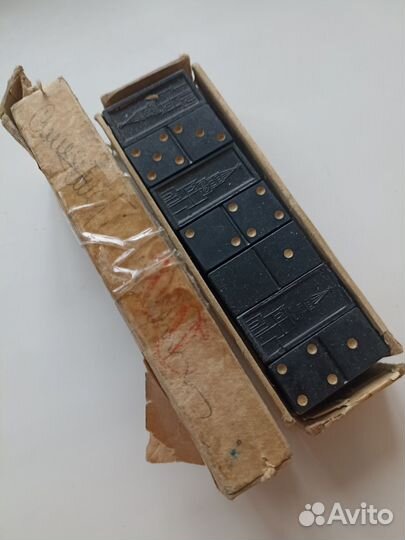 Винтажное советское домино артель СССР