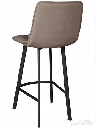 Стул полубарный fernan sbar LT черный/экокожа LUX