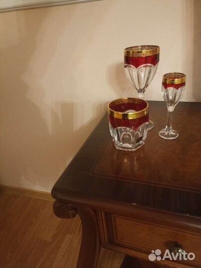 Фужеры богемия, для вина, воды и водки