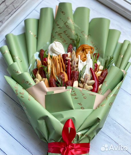 Мужские сьедобные букеты