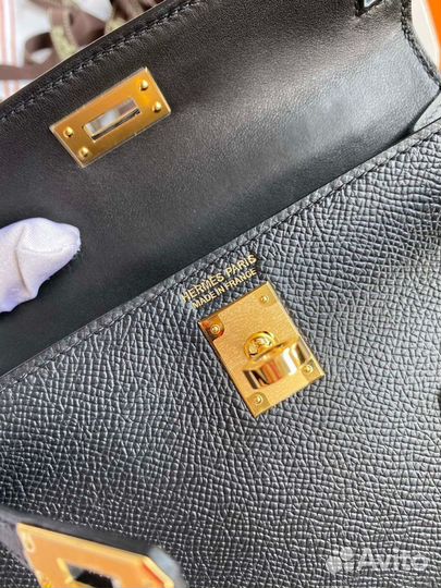 Сумка hermes kelly mini кожа hass