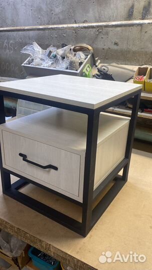 Тумба прикроватная в стиле лофт