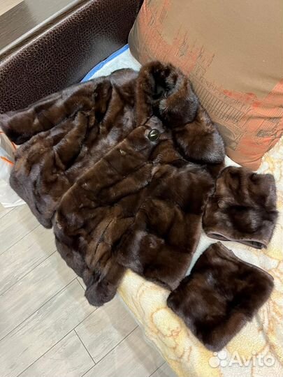 Шуба норковая 42 бу