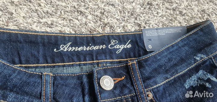 Джинсовая мини-юбка