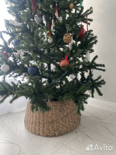 Корзина-юбка под елку