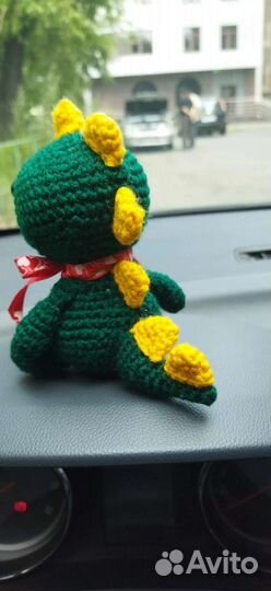Вязаный дракончик