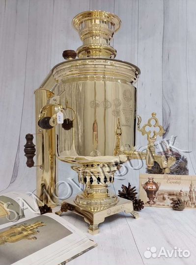 Самовар на дровах. Медалист Н.И. Баташева.Оригинал