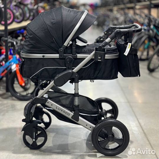 Коляска новинка Luxmom 558 2 в 1 и 3 в 1