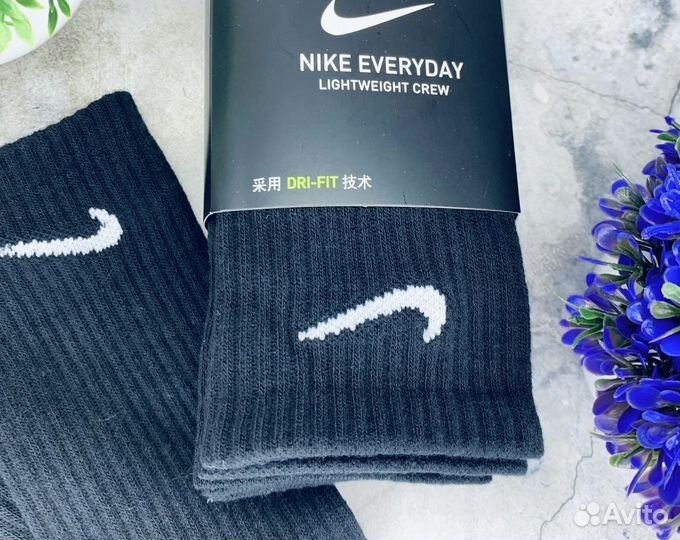 Носки Nike Everyday чёрные