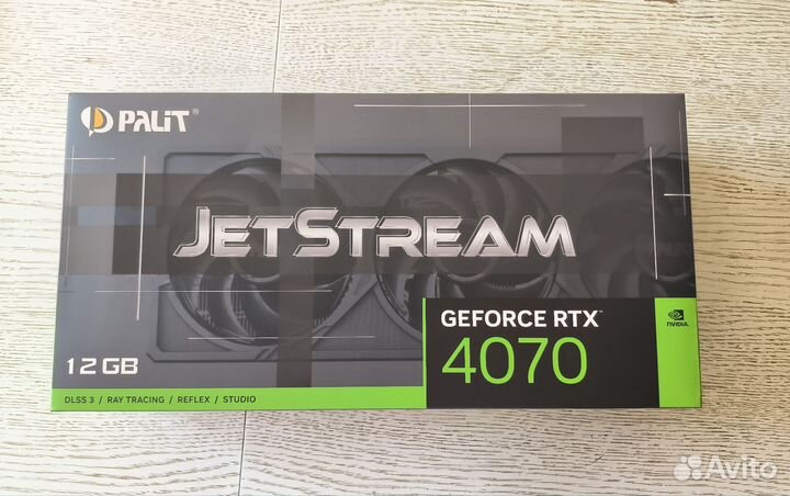 Видеокарта Palit RTX 4070 JetStream