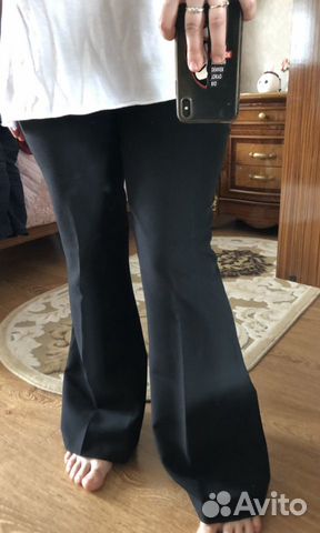 Брюки клеш на не высокую