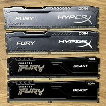 Kingston hyperX fury ddr4 16gb 2667mhz