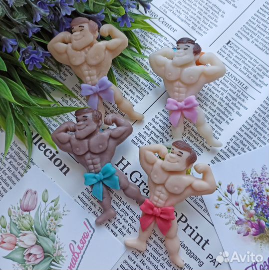 Мыло ручной работы Мачо подарок 8 марта