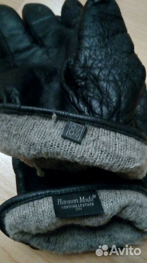 Кожаные мужские перчатки
