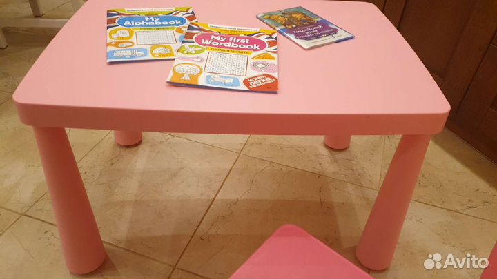 Стол и стульчик Маммут Икея