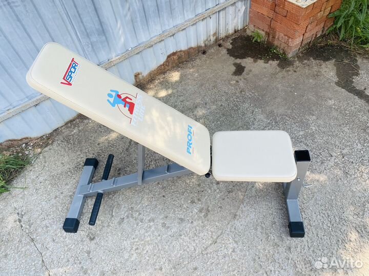 Скамья для жима и пресса силовая профи profi