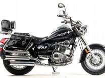 Мотоцикл Wolf 250 см3 чоппер чёрный