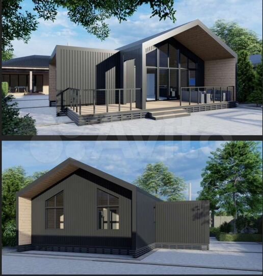 Дом 100 м² на участке 12 сот.