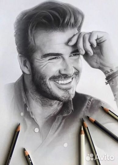 Портрет карандашем по фото
