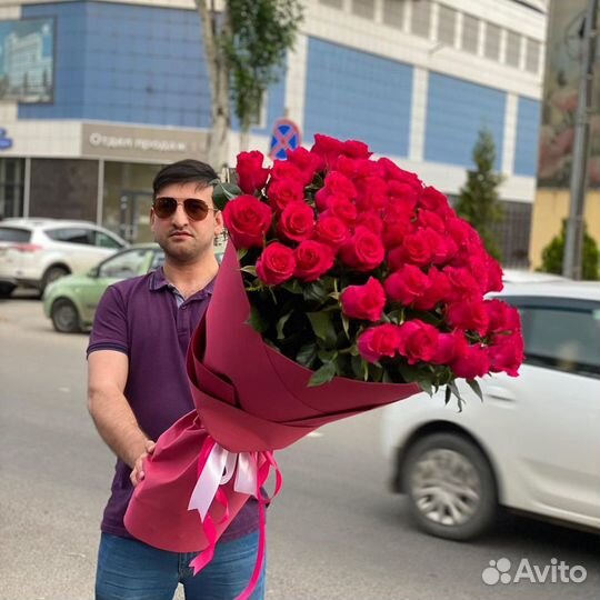 Цветы доставка букетов Розы 101 51 71