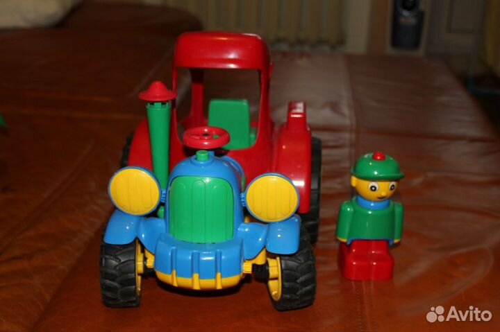 Трактор с прицепом польский, новый. Очень красивый