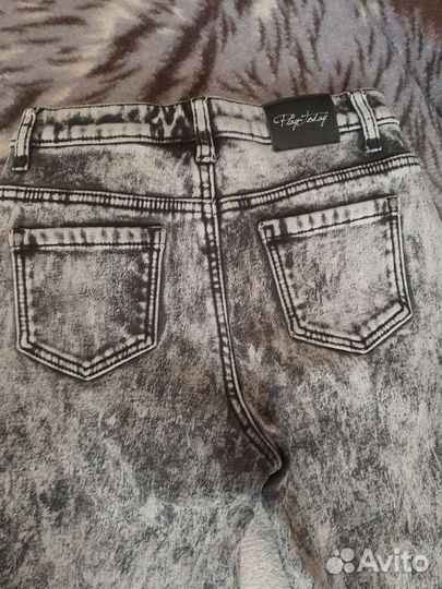 Джинсы утепленные для девочки 146