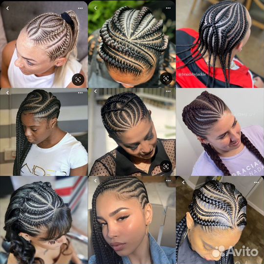 Косы с канекалоном