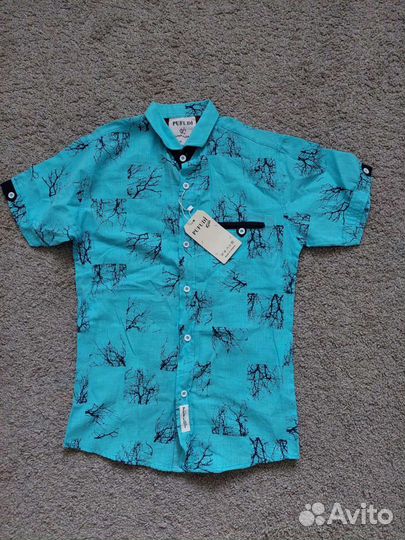 Рубашка для мальчика 146 новая