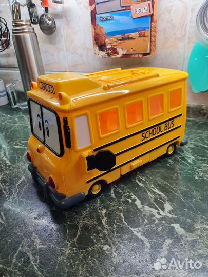 Детские игрушки автобус Скуби Поли Робокар