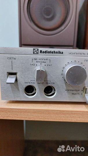Усилитель радиотехника у 101 и колонки