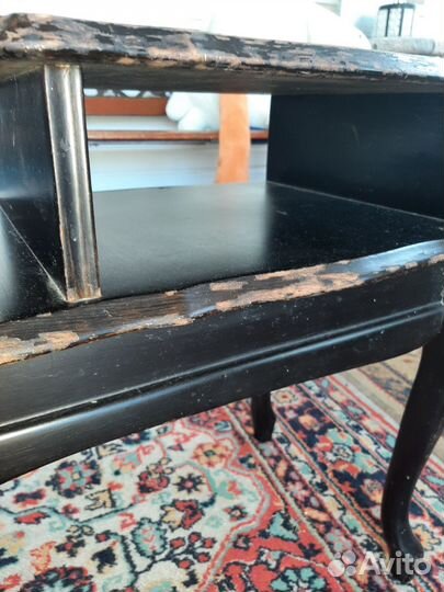 Стол-банкетка дубовая времен СССР