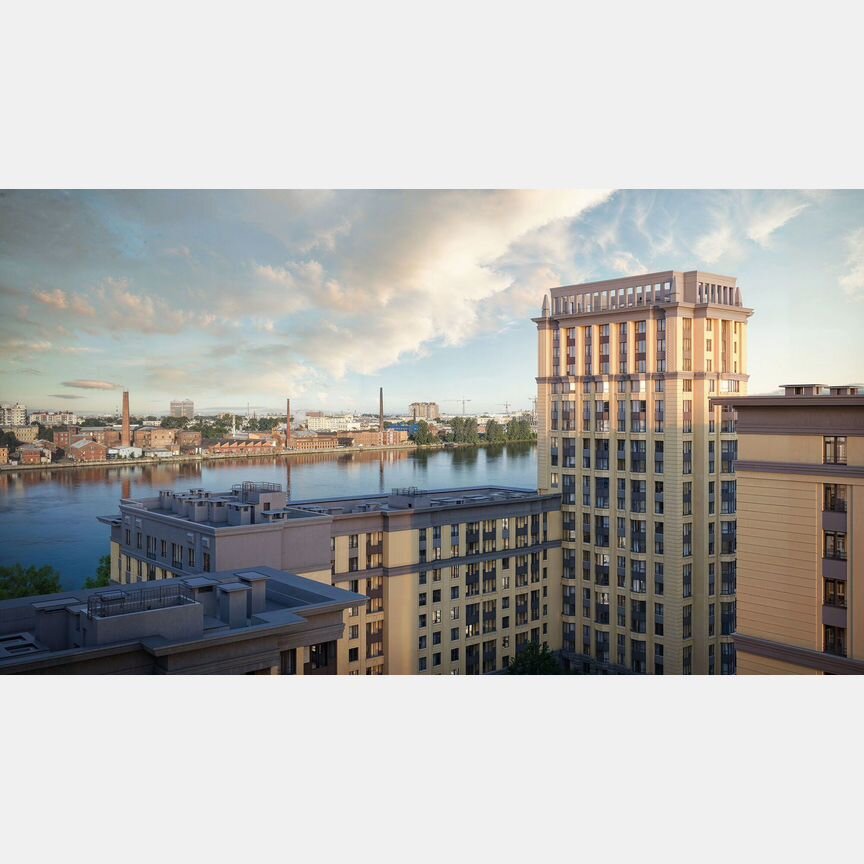 2-к. квартира, 60,4 м², 16/18 эт.