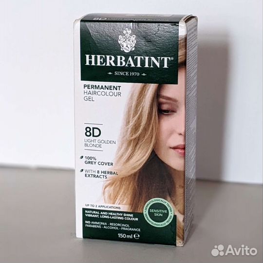 Краска для волос Herbatint 8C, 8D, 8N