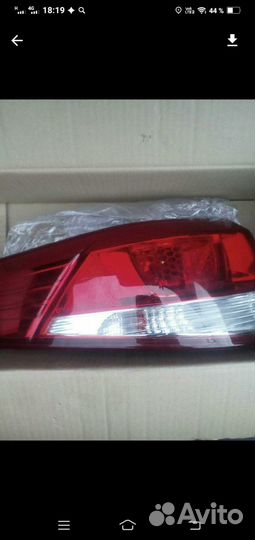 Фонарь задний левый kia rio.3