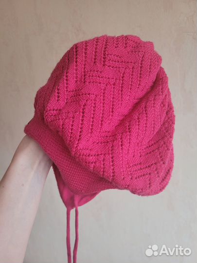 Шапка - берет Reima малиновая, размер 52