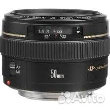 Объектив canon 50mm 1 4