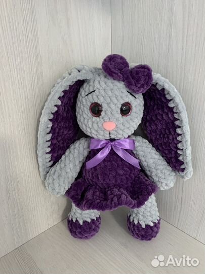 Мягкая игрушка заяц ручной работы