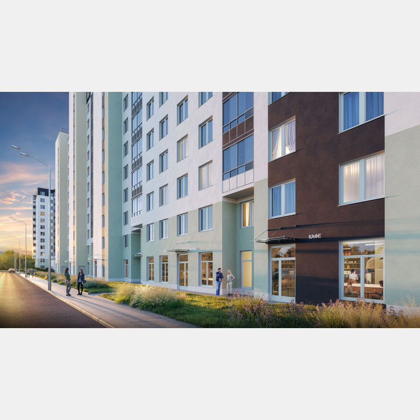 1-к. квартира, 38,6 м², 5/12 эт.