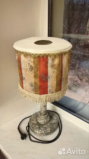 Настольная лампа СССР мрамор