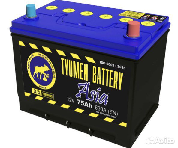 Аккумулятор Тюмень Азия 75 Ач