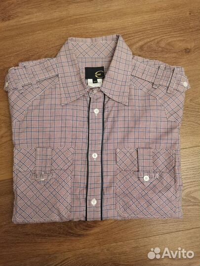 Винтажная мужская рубашка justcavalli новая 48-50